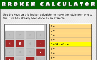 Broken Calculator (4 and 5)