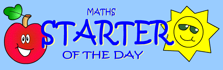 Maths Starter Of The Day