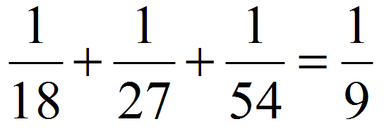 One Ninth Answer 2