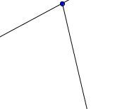 Estimate the size of this angle
