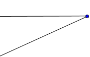 Estimate the size of this angle