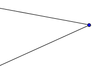 Estimate the size of this angle