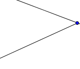 Estimate the size of this angle