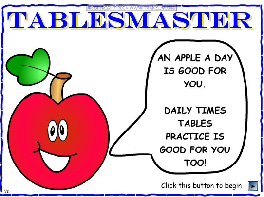 Welcone to Tablesmaster