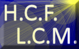 HCF and LCM