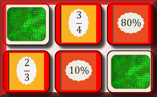 Fraction Percentage Pairs