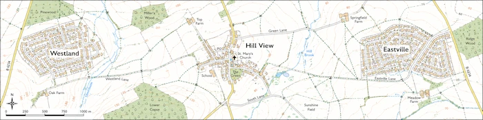 Map of Hillview