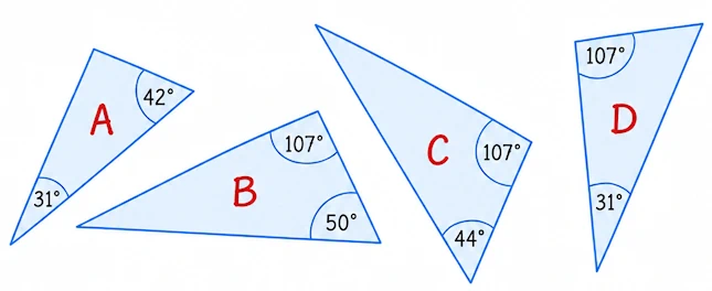 Two triangles