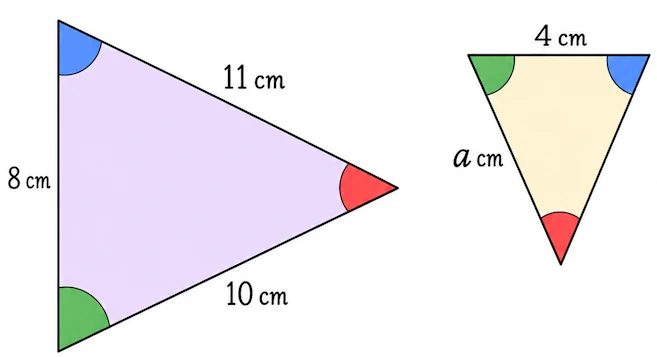 Two triangles