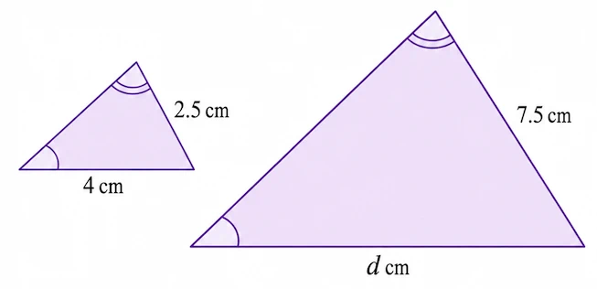 Two triangles