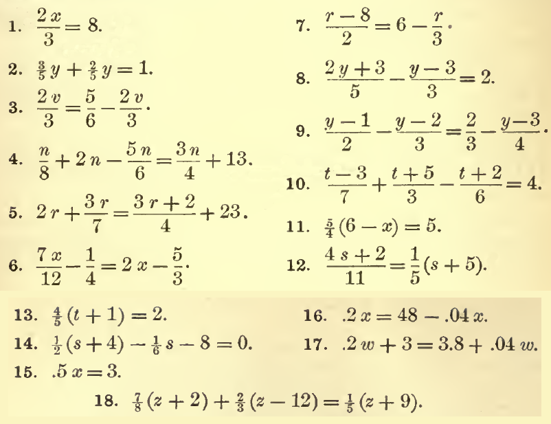 Exercise from an old textbook