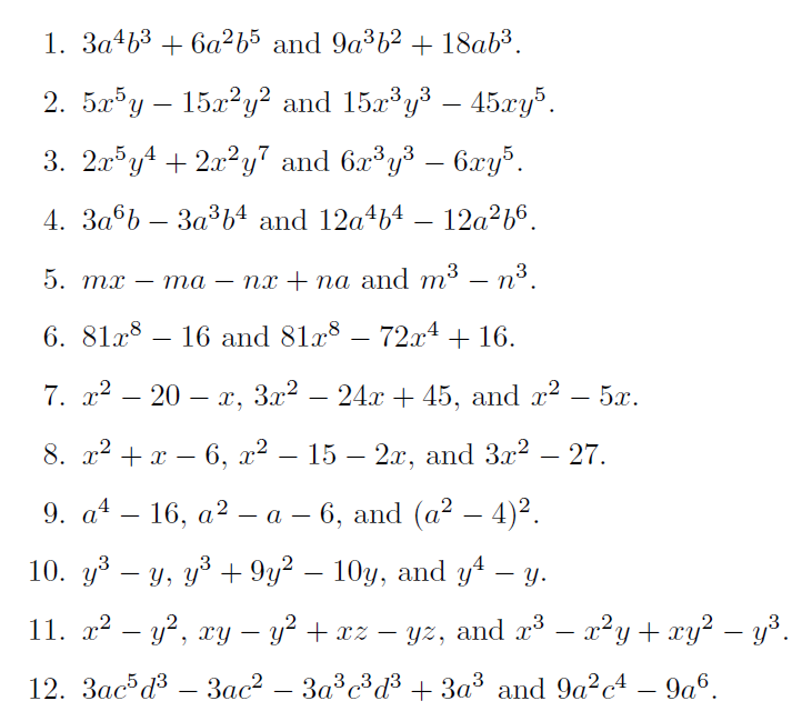 Exercise from old textbook