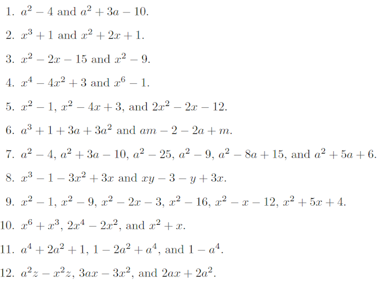 Exercise from old textbook