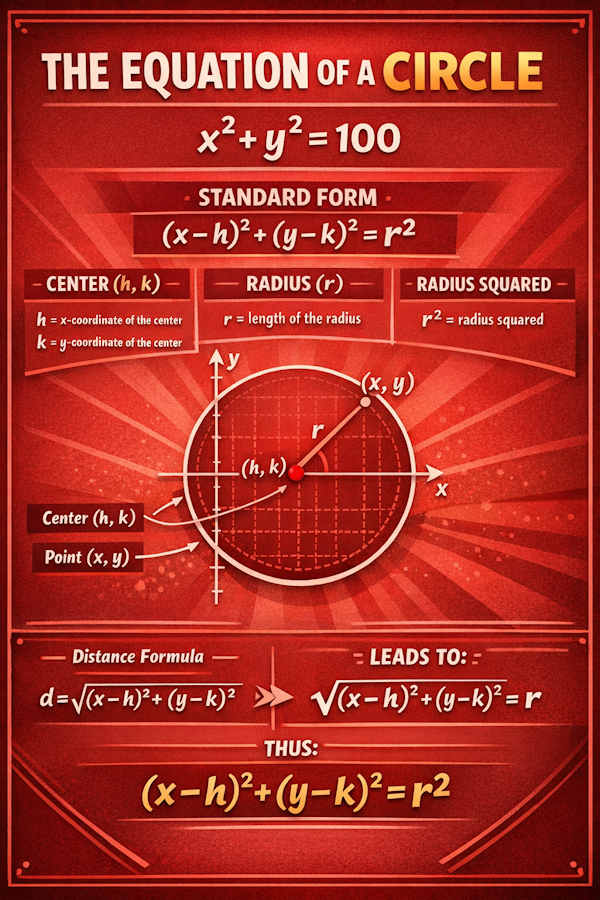 Circle Equation Infographic 1
