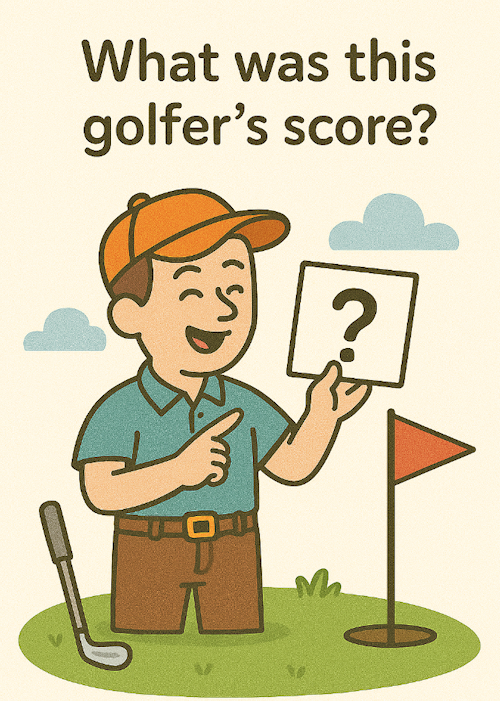What was this golfer's score?