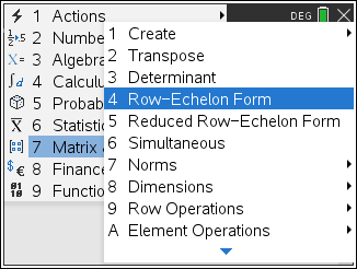 Echelon Matrix