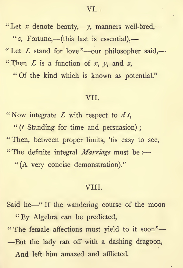 Mathematician In Love Poem