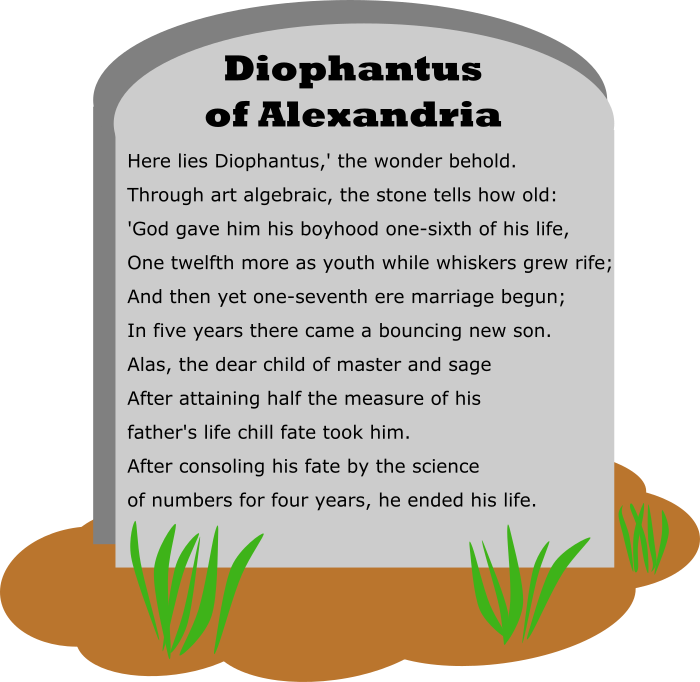 Diophantus' Riddle