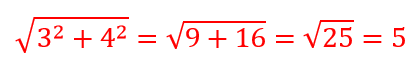 Using Pythagoras' Theorem