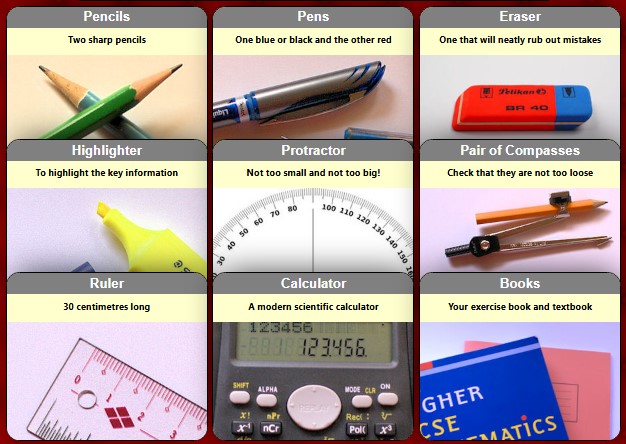 Maths Equipment