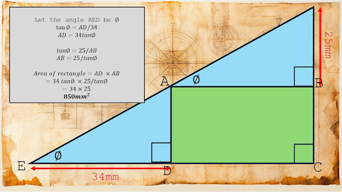 Rectangle in Triangle