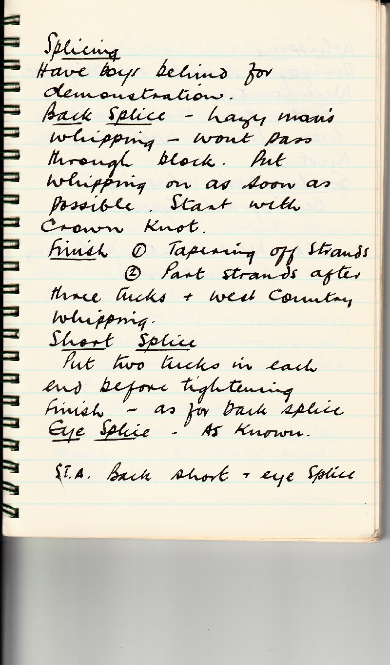 Gilwell Notebook