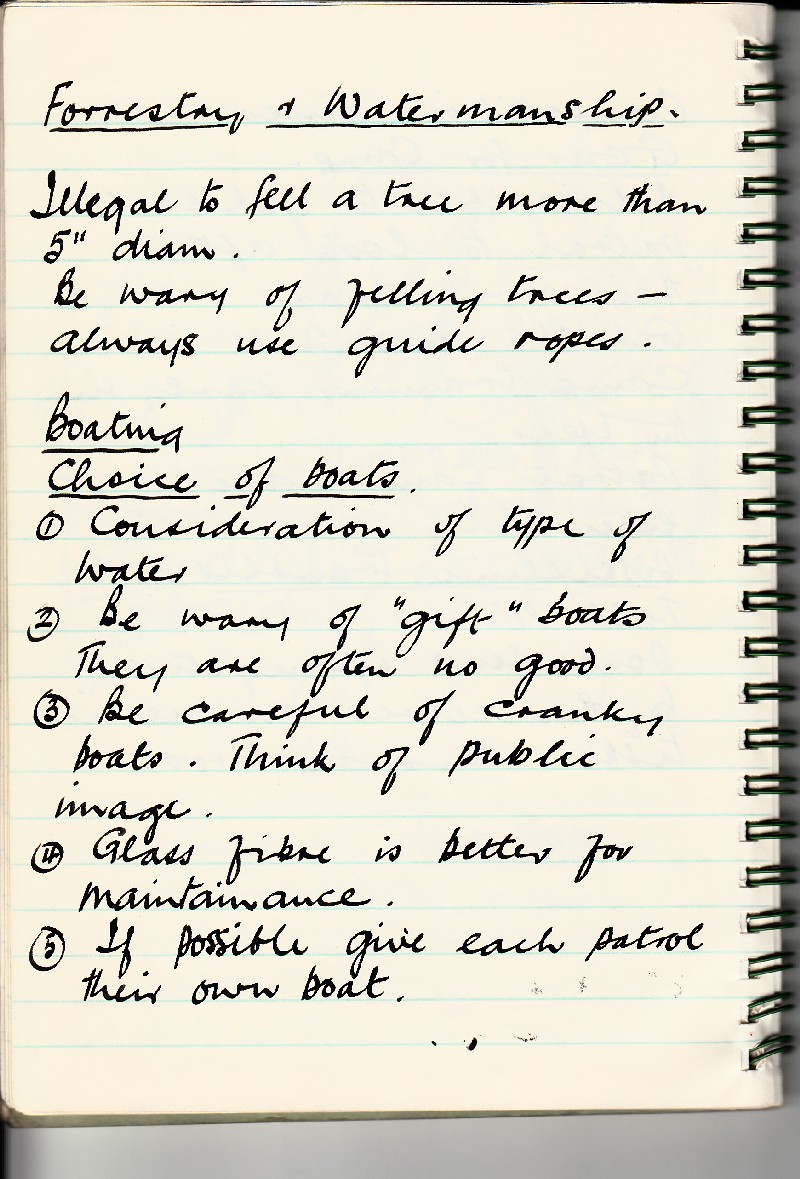 Gilwell Notebook