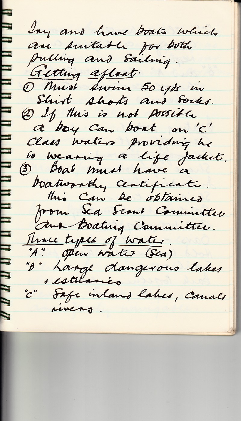 Gilwell Notebook