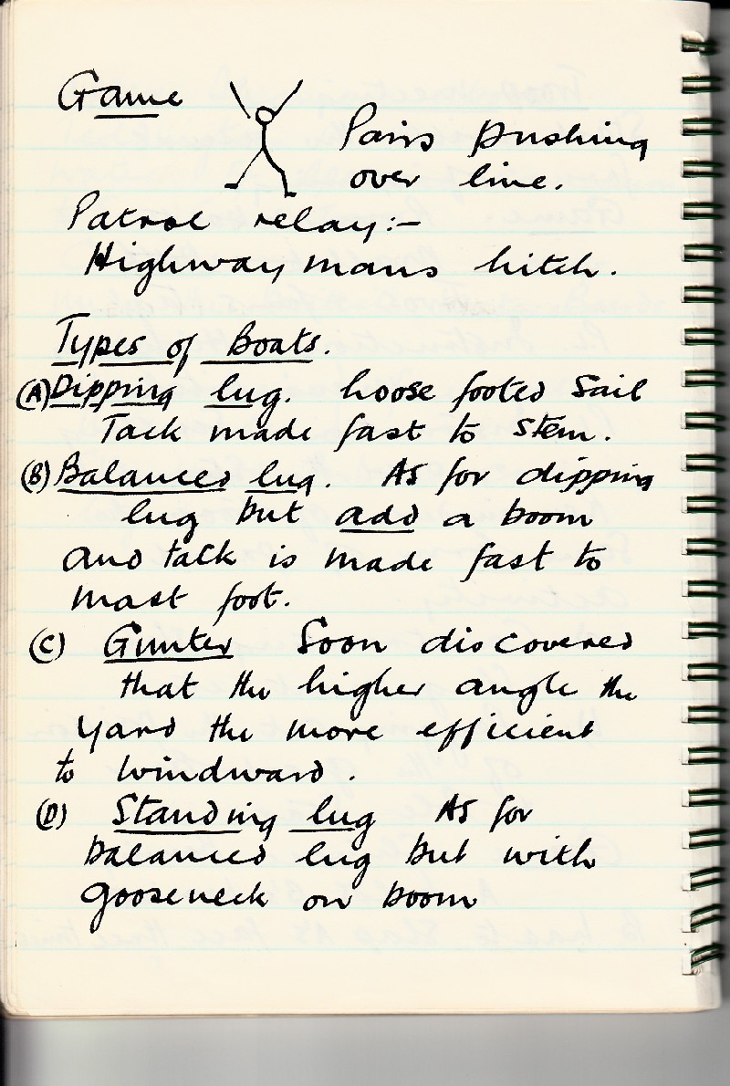 Gilwell Notebook