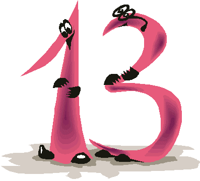 The number thirteen