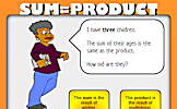 Sum Equals Product