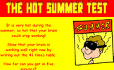 Hot Summer Test