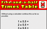 5.5 Times Table