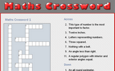 Maths Crossword
