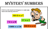 Mystery Numbers