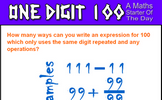 One Digit 100