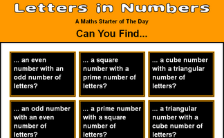 Letters in a Number