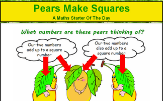 Pears Make Squares