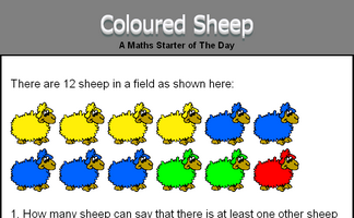 Coloured Sheep