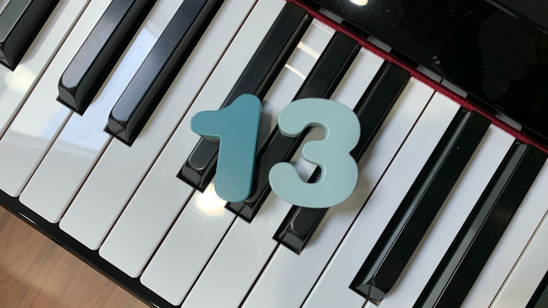 The number thirteen