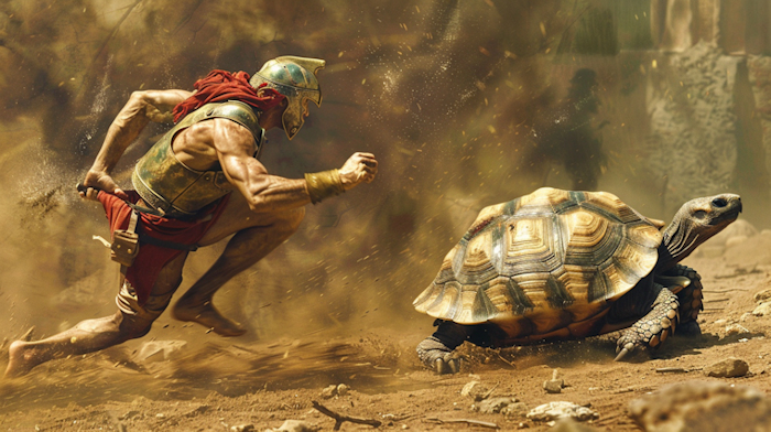 Achilles and the tortoise