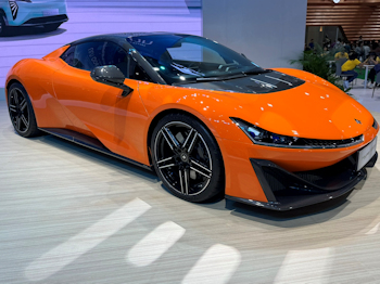Photograph of a car at the Bangkok Motor Show 2024
