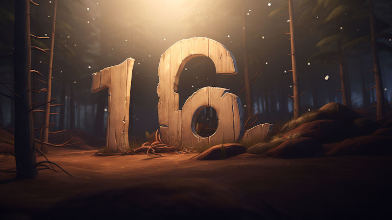 The number sixteen