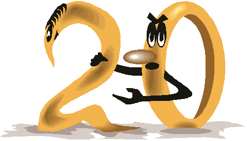 The number twenty The number twenty