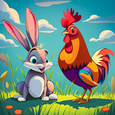 Rabbit and Chicken