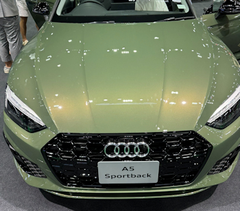 Photograph of a car at the Bangkok Motor Show 2024