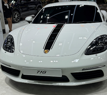 Photograph of a car at the Bangkok Motor Show 2024