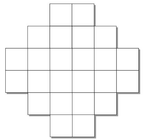 how many squares 1
