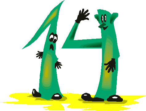 The number fourteen The number fourteen