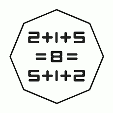 Ambigram-8-eight-math-2-1-5-rotation-mirror-basile-morin